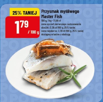 Przysmak myśliwego Master Fish promocja w POLOmarket