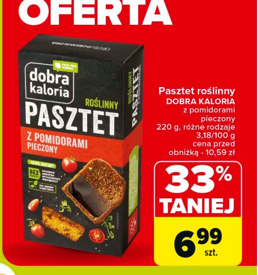 Pasztet pieczony z pomidorami Dobra kaloria promocja