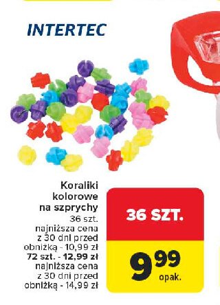 Koraliki na szprychy Intertec promocja w Carrefour