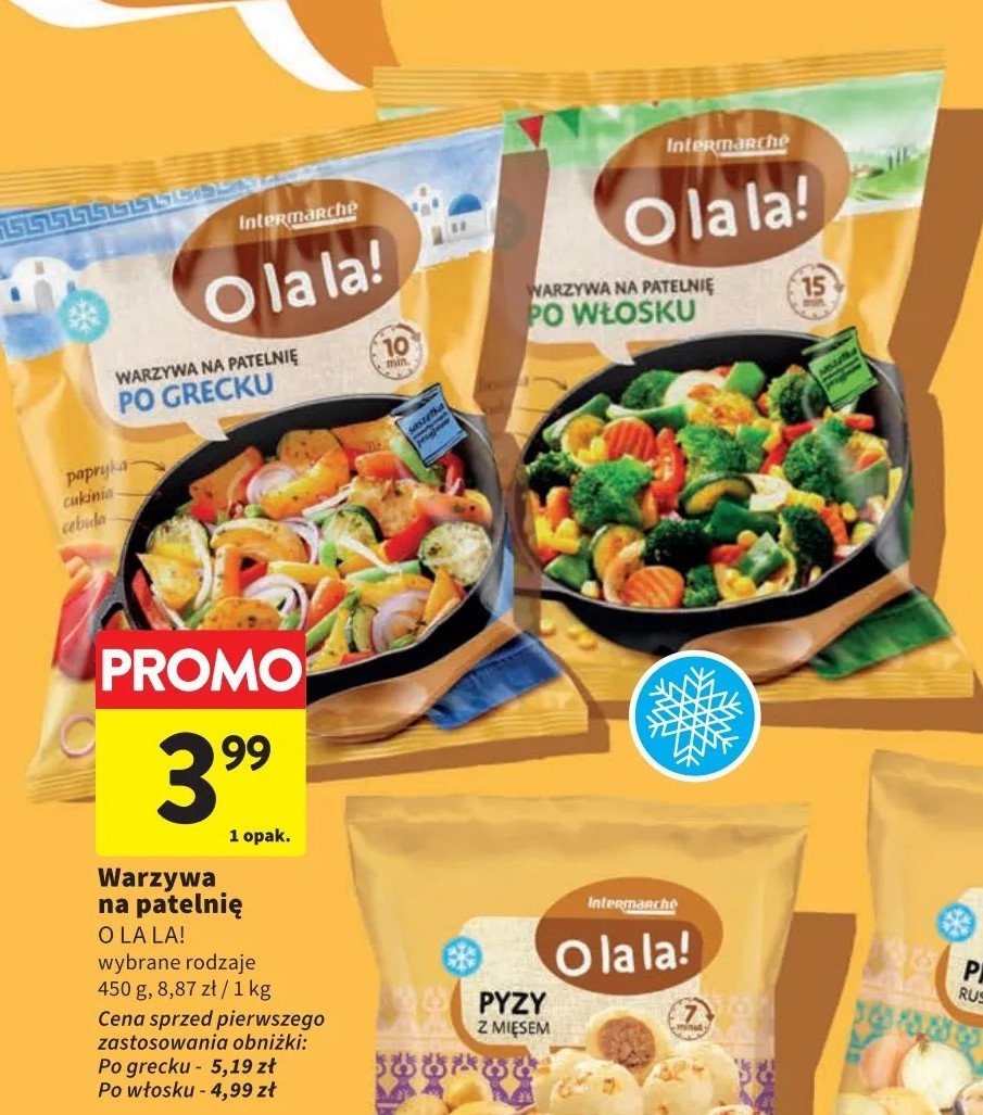 Warzywa na patelnie po włosku O la la! promocja w Intermarche