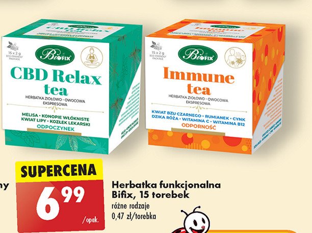Herbatka immune Bifix promocja