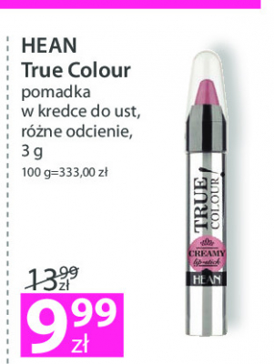 Pomadka Hean true colour Hean cosmetics promocja