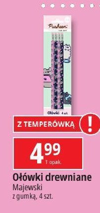 Ołówek z gumką pusheen Unipap promocja