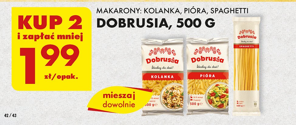 Makaron pi贸ra Dobrusia promocja