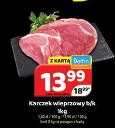Karczek wieprzowy b/k promocja w Delfin
