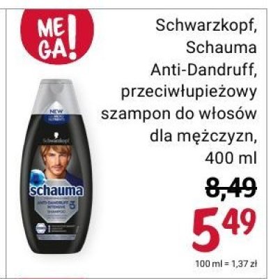 Szampon do włosów Schauma anti-dandruff intensive x3 promocja