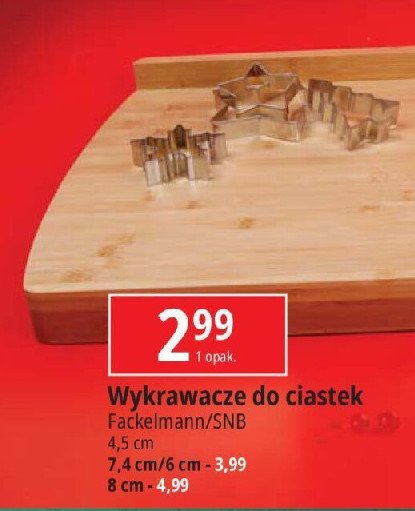 Wykrawacz do ciastek 4.5 cm Fackelmann promocja