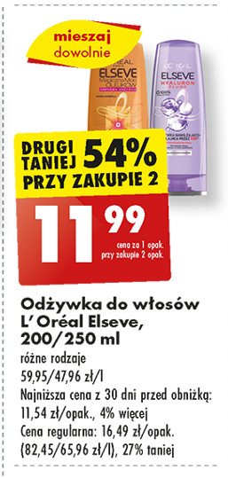 Odżywka do włosów L'oreal elseve magiczna moc olejków promocja