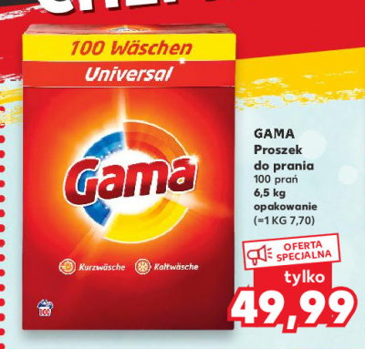 Proszek do prania uniwersalny Vizir gama promocja