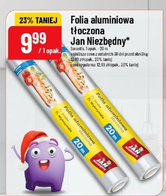 Folia aluminiowa tłoczona Jan Niezbędny promocja w POLOmarket