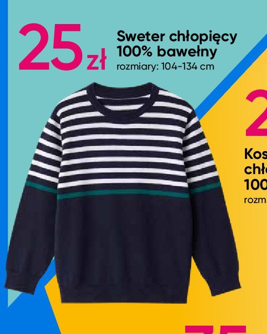 Sweter chłopięcy 104-134 cm promocja