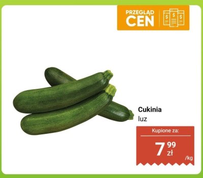Cukinia luz promocja w Biedronka