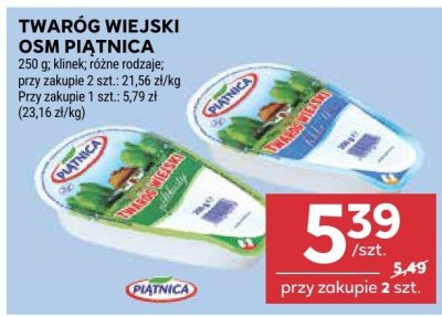 Twaróg wiejski OSM Piątnica promocja w Stokrotka