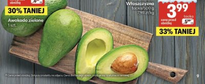 Awokado zielone promocja w Delikatesy Centrum