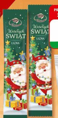 Lizak o smaku mleczno-kakaowym  promocja w Dino