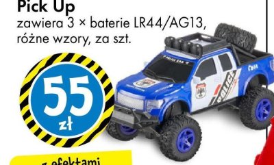 Pick Up samochód z efektami świetlnymi i dźwiękowymi promocja w Tedi