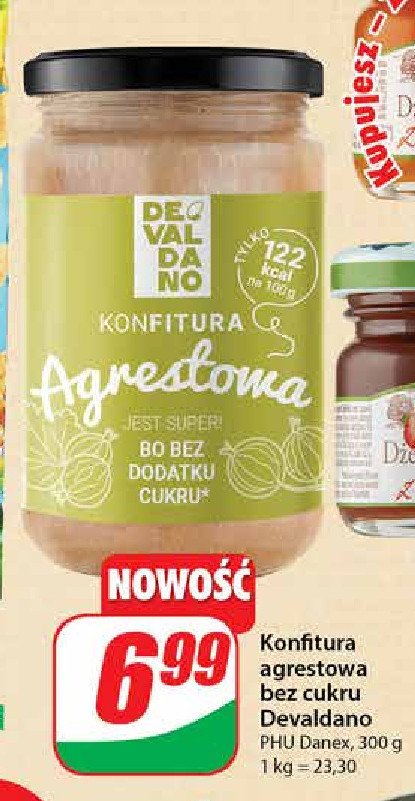 Konfitura agrestowa Devaldano promocja