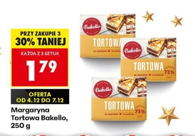 Margaryna Tortowa, 250 g promocja w Biedronka