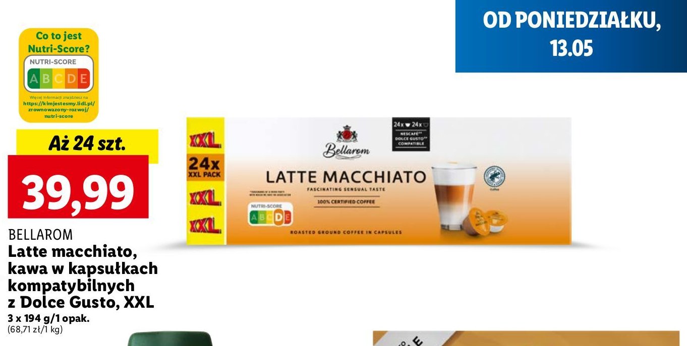 Kawa latte macchiato Bellarom promocja