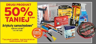 Artykuły samochodowe wybrane rodzaje promocja w POLOmarket