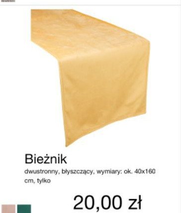 Bieznik 160 x 40 cm promocja