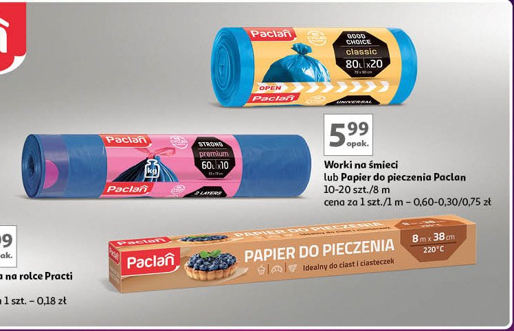 Papier do pieczenia 8 m Paclan promocja