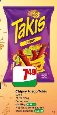 Chipsy Fuego  promocja w Dino