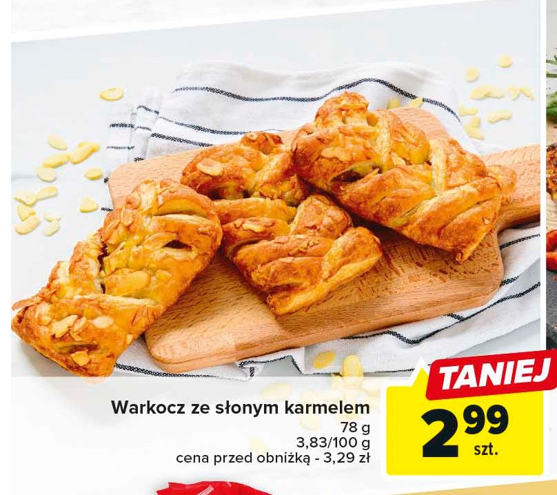 Warkocz ze s艂onym karmelem promocja