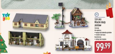 Klocki duży zestaw TOYLINO promocja w Aldi