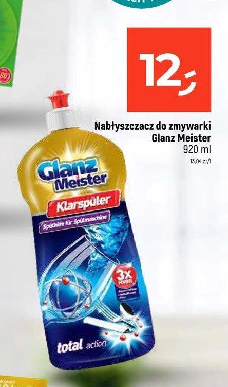 Nabłyszczacz do zmywarki Glanzmeister promocja