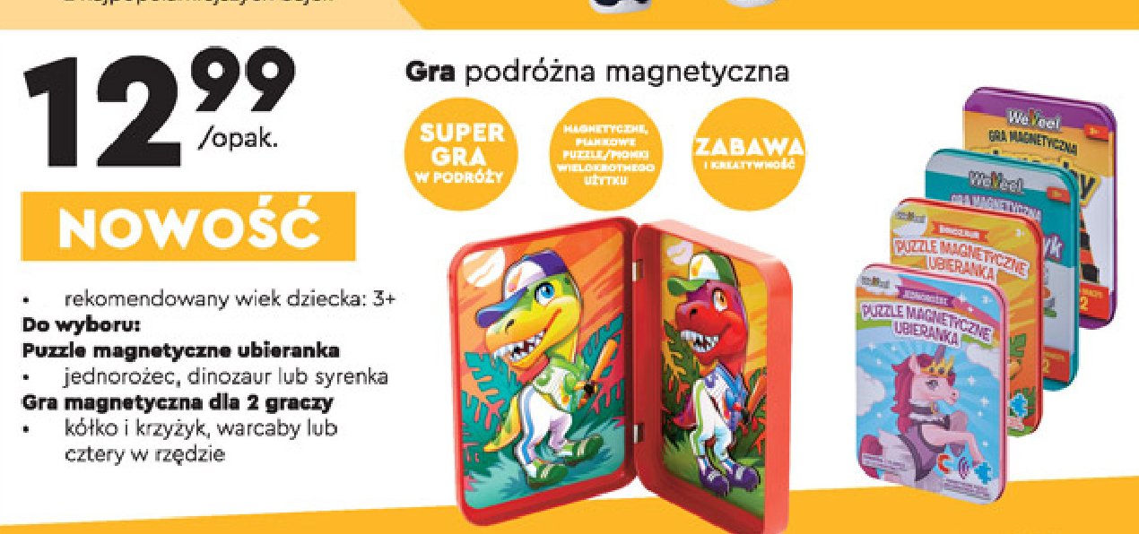 Puzzle magnetyczne ubieranka syrenka promocja
