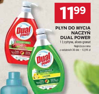 Płyn do naczyń aloes i granat DUAL POWER promocja