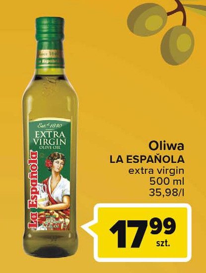 Oliwa extra virgin La espanola promocje