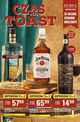Whiskey Jim Beam White 40% promocja w Biedronka