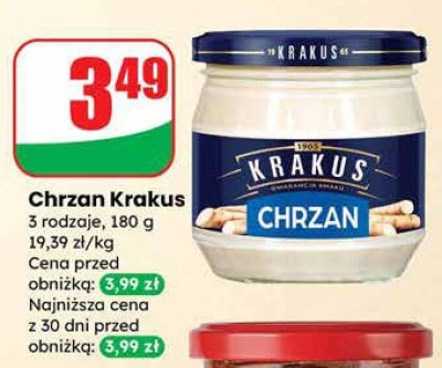 Chrzan Krakus 3 rodzaje promocja w Dino