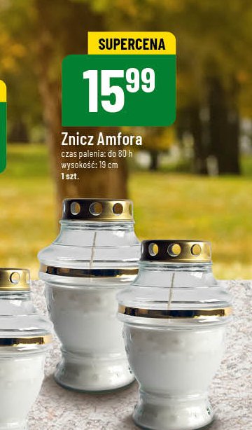 Znicz amfora promocja w POLOmarket