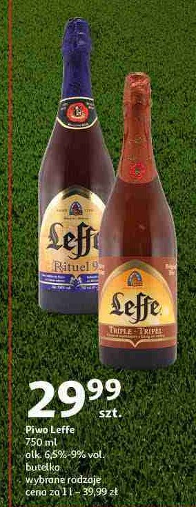 Piwo Leffe rituel 9 promocja