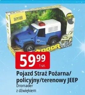 Pojazd Straż Pożarna/policyjny/terenowy JEEP Dromader promocja w Leclerc