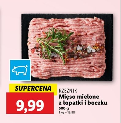 Mięso mielone z łopatki i boczku Rzeźnik codzienna dostawa promocja