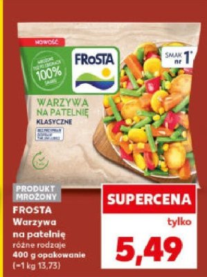 Warzywa Frosta Warzywa na patelnię różne rodzaje 400 g opakowanie promocja w Kaufland