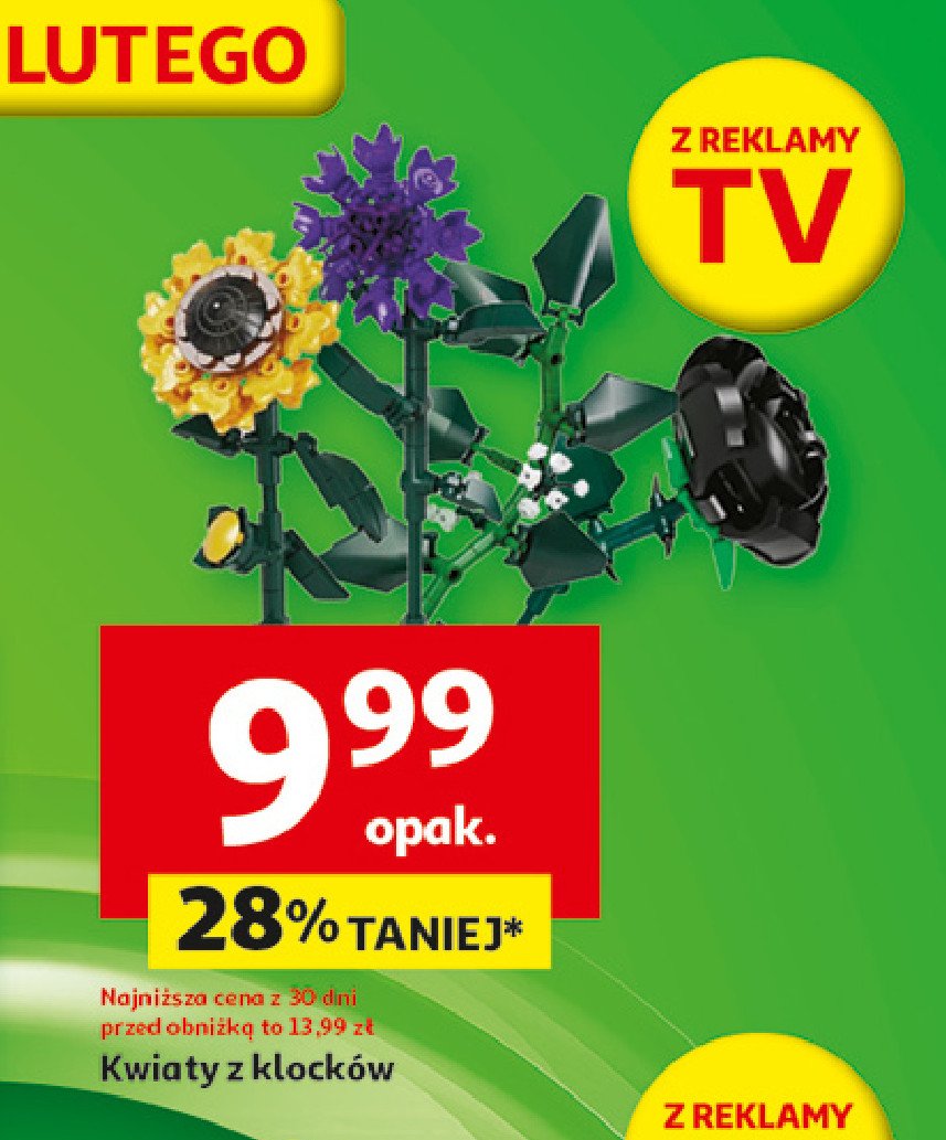 Klocki kwiaty Artyk promocja w Auchan