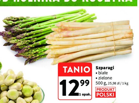 Szparagi zielone polska promocja