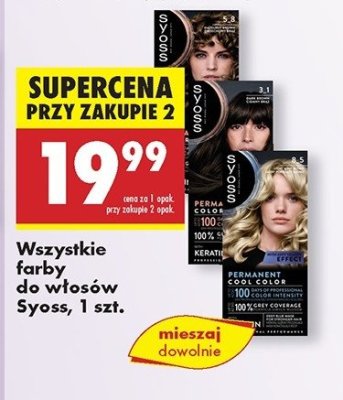 Farba do włosów 8.5 Syoss professional performance promocja