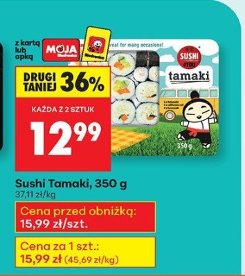 Sushi Tamaki promocja w Biedronka