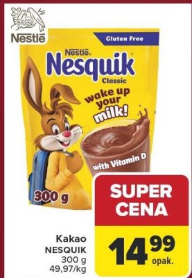 Kakao NESQUIK promocja w Carrefour