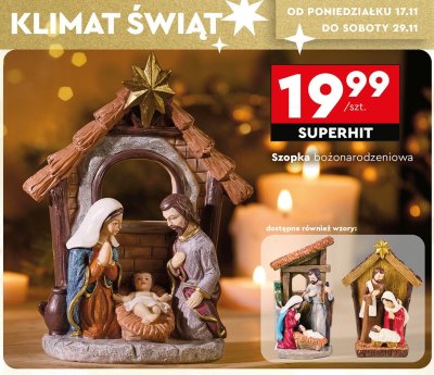Szopka bożonarodzeniowa promocja w Biedronka