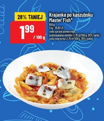 Krajanka po kaszubsku Master Fish 100 g promocja w POLOmarket