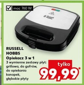 Opiekacz panini 3w1 Russell hobbs promocja