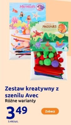 Zestaw kreatywny z szenilu  promocja w Action