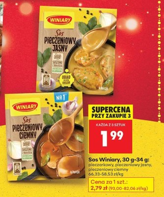 Sos Winiary pieczarkowy promocja w Biedronka